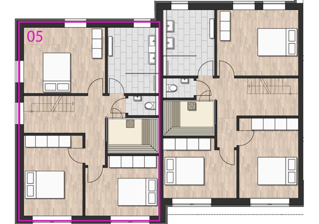 Rurtal De Luxe Apartman Simmerath Szoba fotó