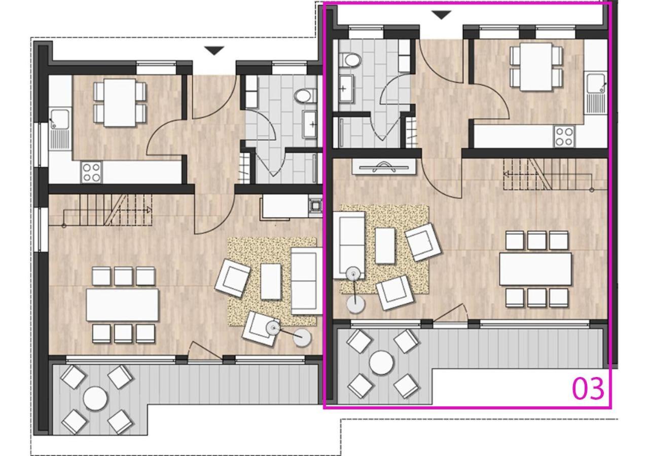 Rurtal De Luxe Apartman Simmerath Szoba fotó